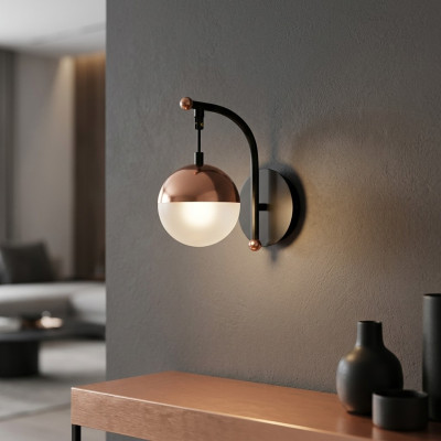 Applique murale lampe de couronne de plafond lampe murale lustre lampes murales LED or