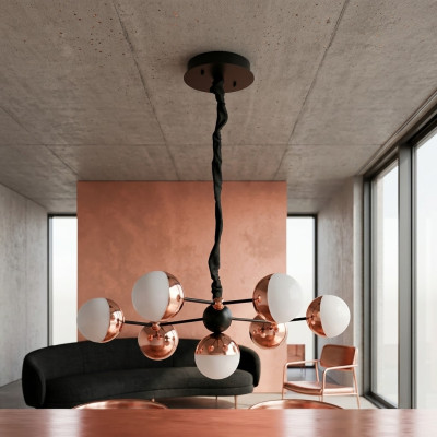 Lustre moderne rond Lustre de plafond de luxe Lustre de plafond Lustre décoratif