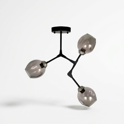 Lustre Lustre Plafonnier Lampe de plafond Lampes Modernes Noires