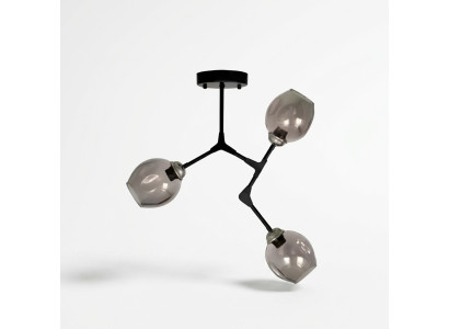 Lustre Lustre Plafonnier Lampe de plafond Lampes Modernes Noires