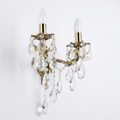 Applique murale luminaires murale lampe lustre lampes murales argent cristal