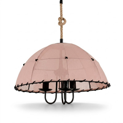 Lustre Ampoule de plafond Lustre Lustre Lampe Beige Moderne Corde