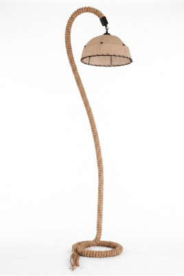 Lampe sur pied lampe sur pied lampe de luxe lampes lampadaire beige corde nouveau