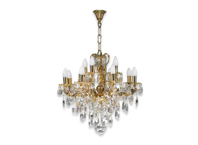 Lustre de plafond de luxe Lustre Lustre Lustre Lampe de plafond en cristal Or