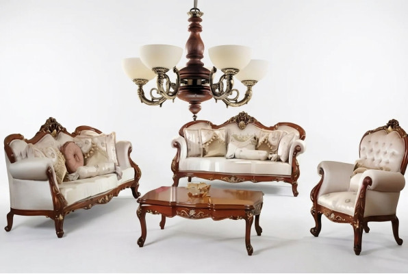 Lustre de plafond Chandelier Lustre Plafonnier Lampes Brun Classique