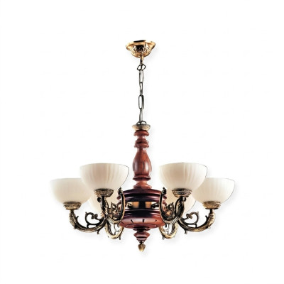 Lustre de plafond Lustre Lustre Lustre Lampe de plafond Lampes Marron Classique