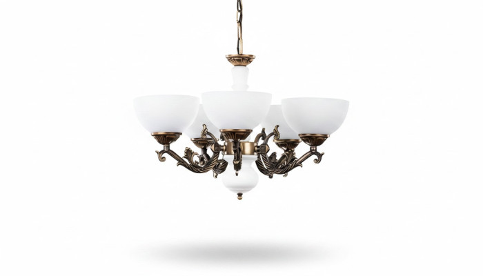 Plafonnier lustre Lustre Lustre Lampe de plafond Lampes Marron Classique