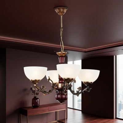 Lustre Applique plafonnier Lampes Marron Classique