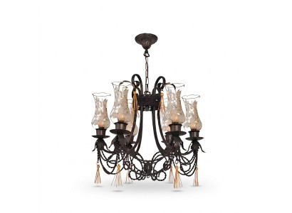 Château Plafond Lumière Luxe Lustre Lustre Plafonnier Lampe en Verre Lampadaire