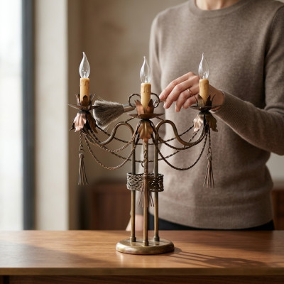 Lampe de table Lampe de table Lampe Lampes Lustre Or de luxe Lampe de table Métal
