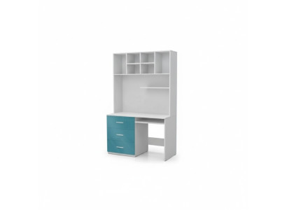 Desk Turkis Tisch Büro Kinderzimmer Jugendzimmer Tische neu Hochglanz