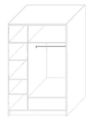Armoires Armoires Armoire à vêtements brillante Armoires pour enfants Blanc nouveau