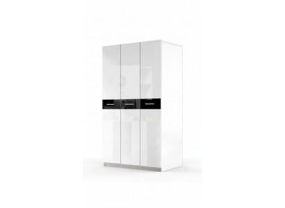 Armoires Armoires Armoire à vêtements brillante Armoires pour enfants Blanc nouveau