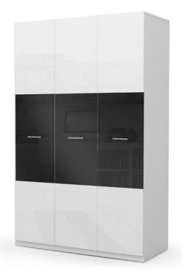 Armoires de garde-robe noires Armoire Garde-robe à haute brillance Armoires à vêtements Chambre d'enfants
