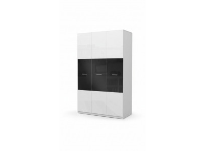 Armoires de garde-robe noires Armoire Garde-robe à haute brillance Armoires à vêtements Chambre d'enfants