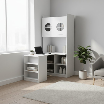 Bureau Table d'Office Blancs Chambre d'enfants Chambre de jeunesTables neuves à haute brillance