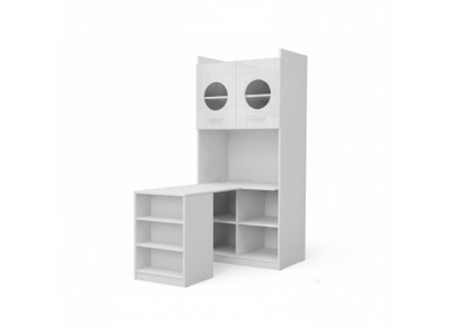 Bureau Table d'Office Blancs Chambre d'enfants Chambre de jeunesTables neuves à haute brillance