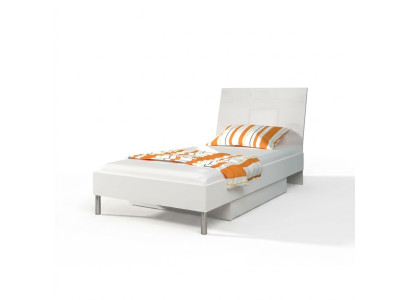 Lits Blanc Bois Design Lit Simple Brillant Lit Enfant Chambre Fille
