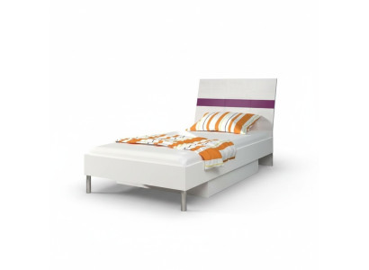 Lits Bois Violet Design Lit Simple Haute Brillance Lit Simple Chambre d'Enfants Filles