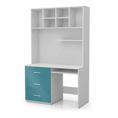 Bureau avec tiroirs Table PC style moderne 2 pièces armoire de bureau tables