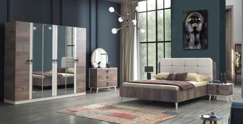 Tables de chevet Groupes Lits Bois Meubles Italiens Salon