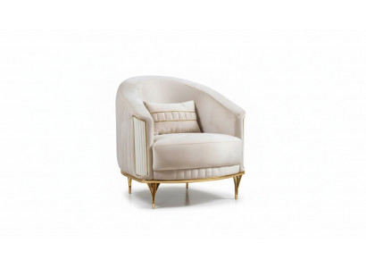 Fauteuil Canapé Moderne Canapé Relax Tissu Salon Textile Siège de Luxe en Polyester