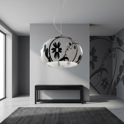 Lustre de luxe Lustre Plafonnier Lumière de plafond Lampe design Gris