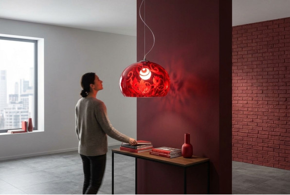 Lampes Applique Luminaire Lustre Design Applique Murale en Plastique Style Moderne Lustre