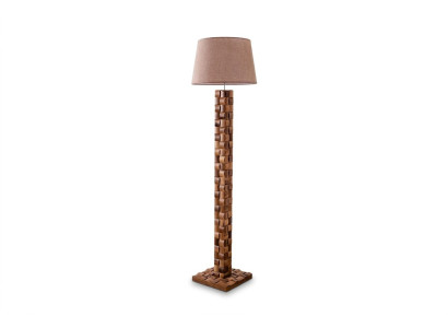 Lampe de sol Lampadaire Pied de lampe Lampadaire Lampes Lampe Marron Mobilier Luminaire neuf