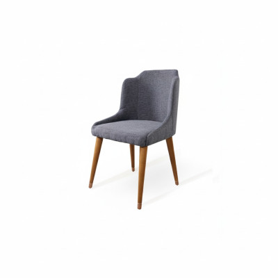 Chaise 1 place Fauteuil en bois de luxe de la classe Mobilier de design de salle à manger en bois de fauteuil