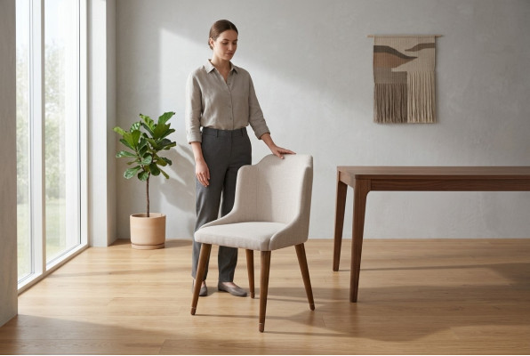 Chaises modernes Designer Chaise Chaise en bois Chaise de salle à manger Luxe Bois nouveau Mobilier