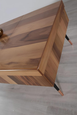 Table basse de luxe Marron Tables basses Salon Table en bois Table d'appoint