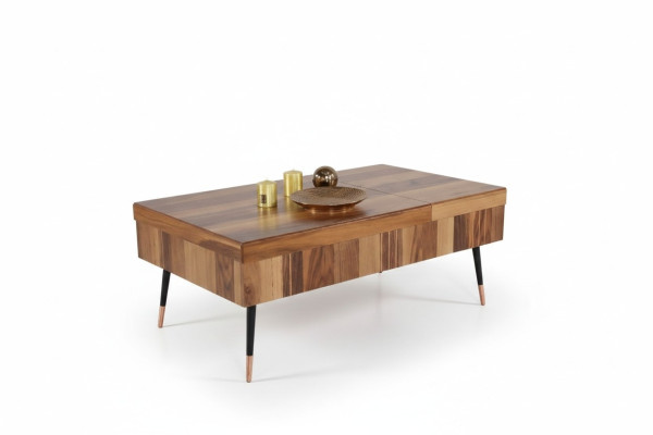Table basse de luxe Marron Tables basses Salon Table en bois Table d'appoint