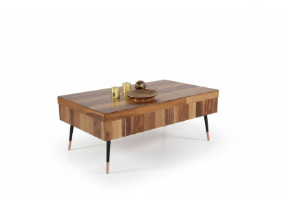 Table basse de luxe Marron Tables basses Salon Table en bois Table d'appoint