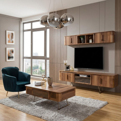 Meuble TV Table TV Design Armoire TV Unité murale Table Meuble TV Buffet Bas