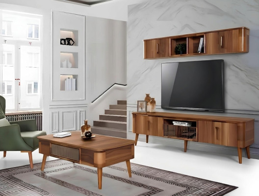 Mur bois mur style salon meuble étagère moderne dressing nouveau unité murale moderne nouvelle