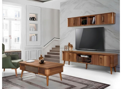 Mur bois mur style salon meuble étagère moderne dressing nouveau unité murale moderne nouvelle