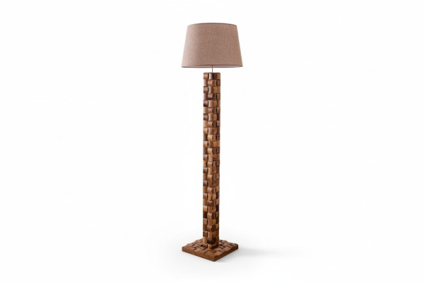 Lampe de sol Lampe sur pied Lumières debout Lampes Marron Lampe moderne Mobilier neuf