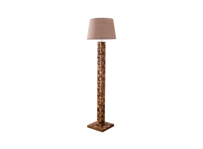 Lampe de sol Lampe sur pied Lumières debout Lampes Marron Lampe moderne Mobilier neuf