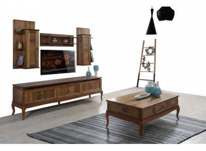 Salon Tables en bois Table d'appoint Style italien Table Basse Table basse Table d'appoint en bois