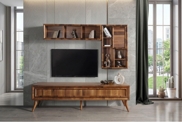 Meubles d'armoire de télévision Armoires Étagère Commode Bas de télévision Italie Meuble de télévision Meuble de salon