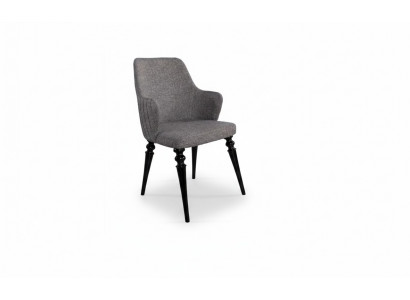 Salon Salle à manger Chaise Bois Fauteuil Meubles Fauteuil Chaise Meubles de luxe Gris