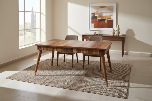 Table à manger Tables en bois Style Mobilier Table Table en bois de luxe italien 160 x 90 tables en bois