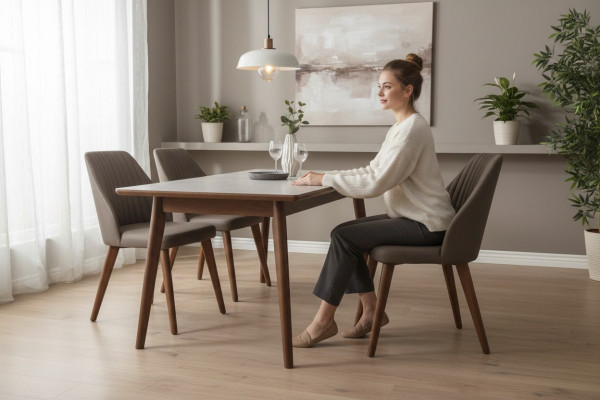 Salle à manger Textile Design Chaise Luxe Fauteuil Rembourrage Chaises 1x Fauteuil Mobilier