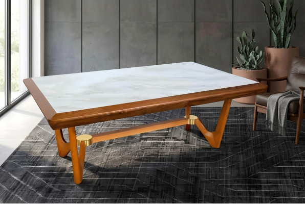 Salle de séjour Tables en bois Côté de Luxe Style Table nouvelle Table basse Table d'appoint
