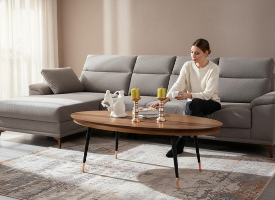 Table basse Table basse Salon Blanc De luxe Tables basses Design Tables en bois