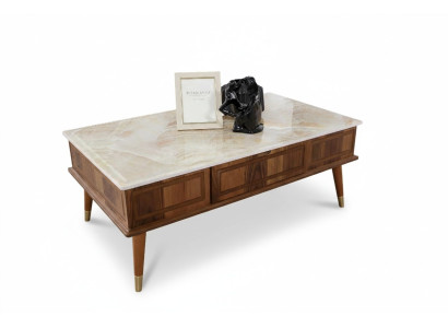Table basse de design pour le salon Effet pierre Table d'appoint Tables 160x68cm