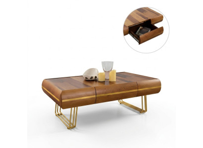 Table en bois Mobilier de salle à manger Tables nouvelles Table basse Salon Design Italien