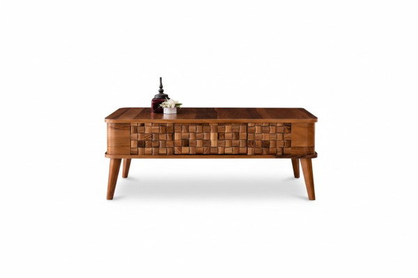 Design Table Basse Tables Rectangulaires Bois Table de Salon Meubles Modernes de Luxe