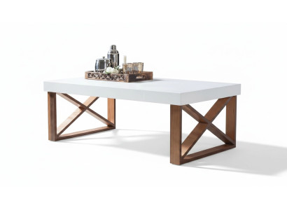Table basse Table basse Salon Blanc Luxe Tables basses Design tables en bois